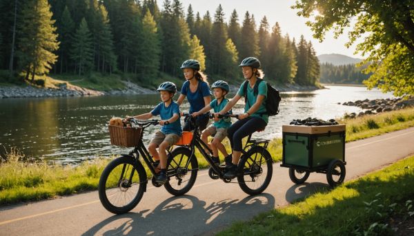 Vélos cargos familiaux et VTT électriques robustes
